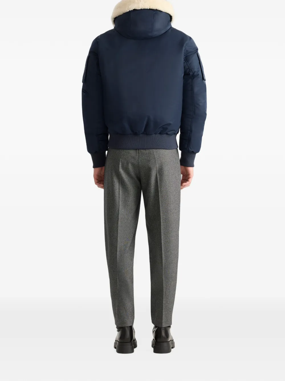 Mackage August-Z jack met lammy afwerking Blauw