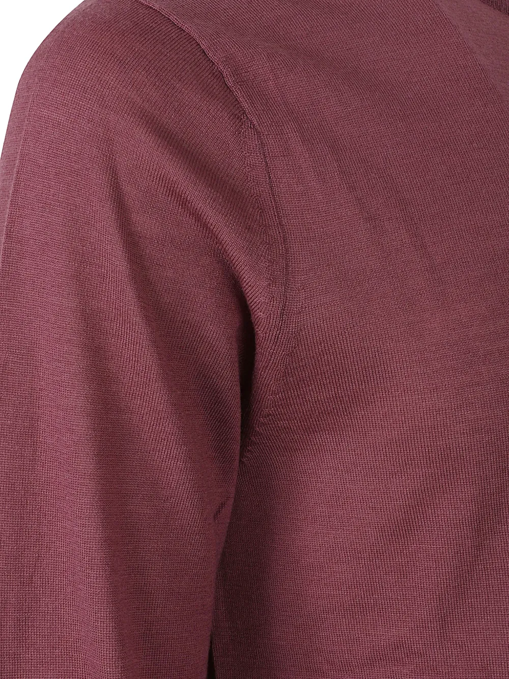 Ballantyne Wollen trui met ronde hals Rood