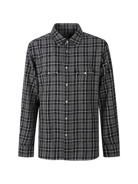 TOM FORD Grand Degrade check Western shirt