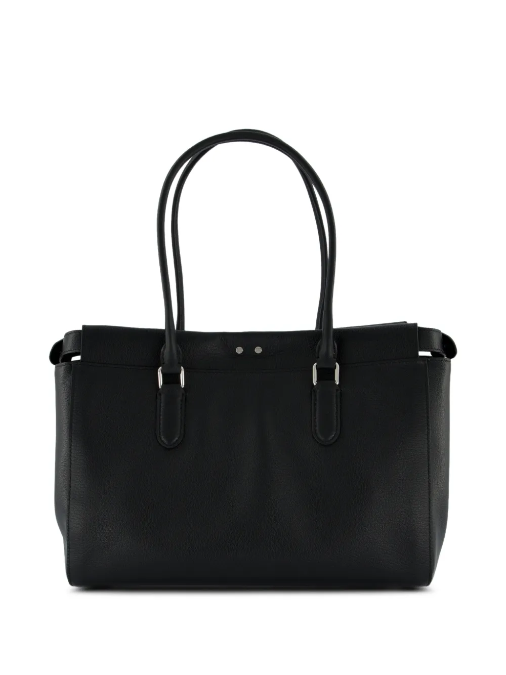 FENDI small Peekaboo leather shoulder bag Zwart