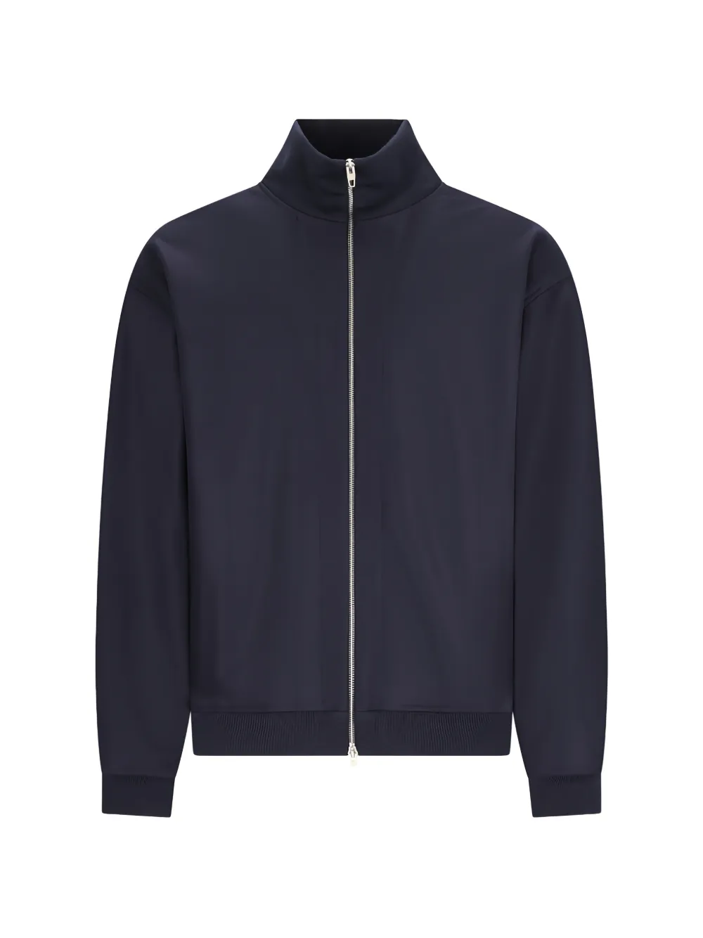 Jil Sander wool melton zip-up jacket - Blu
