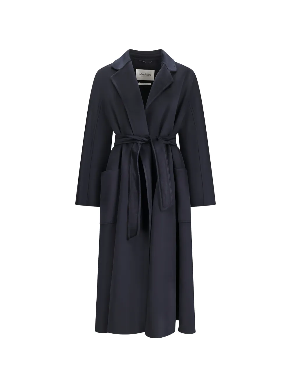 Max Mara Ludmilla Icon belted coat - Bleu Max Mara Ludmilla Icon belted coat - Bleu