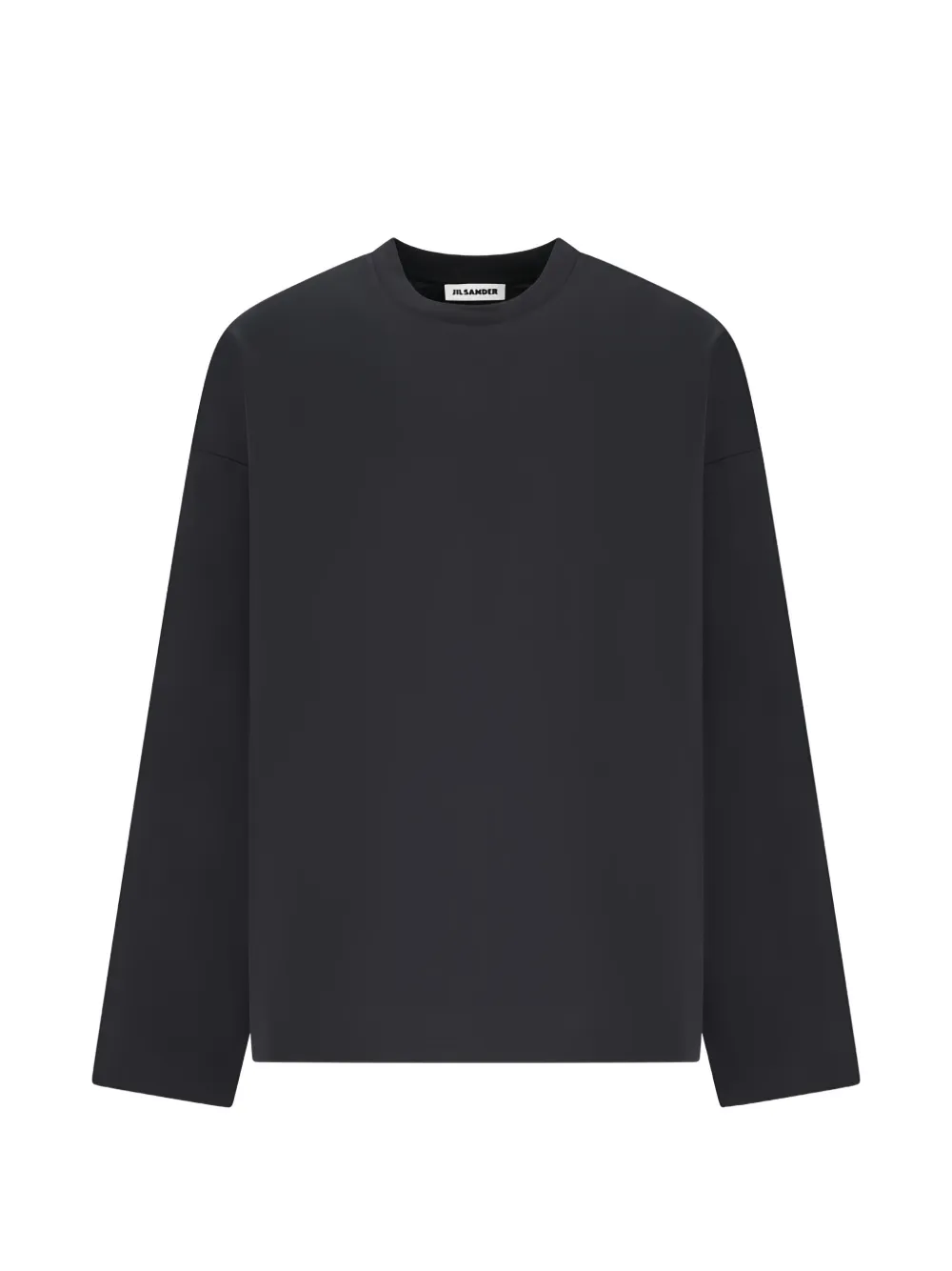 Jil Sander long-sleeve crew-neck T-shirt - Nero