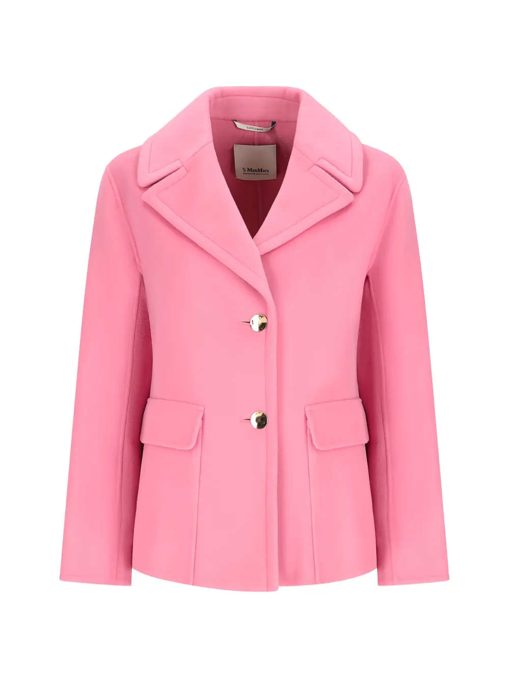 'S Max Mara flap-pocket single breasted coat