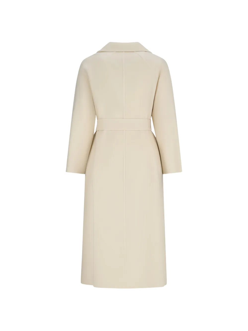 Max Mara Ludmilla Icon jas met ceintuur Wit