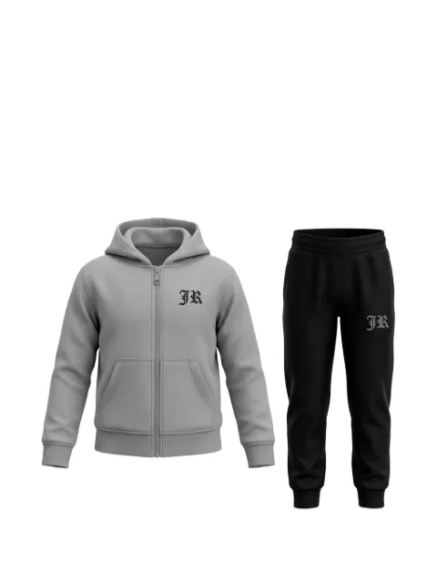 John Richmond Junior traje deportivo con logo estampado y cierre