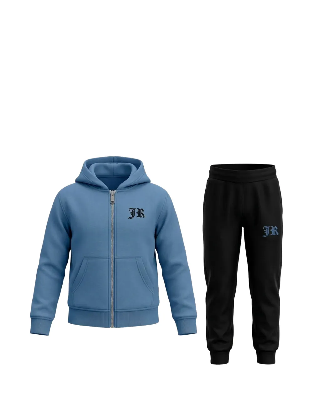 John Richmond Junior logo-print cotton tracksuit - Blu