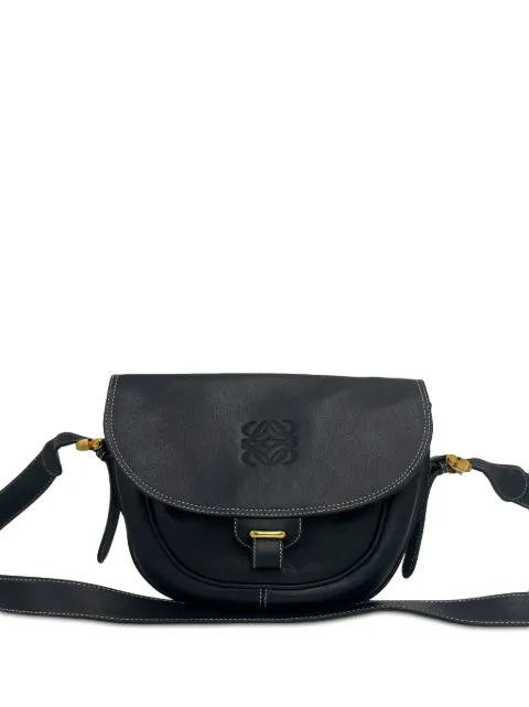 Loewe Pre-Owned bolsa crossbody de piel con amagrama del siglo XX