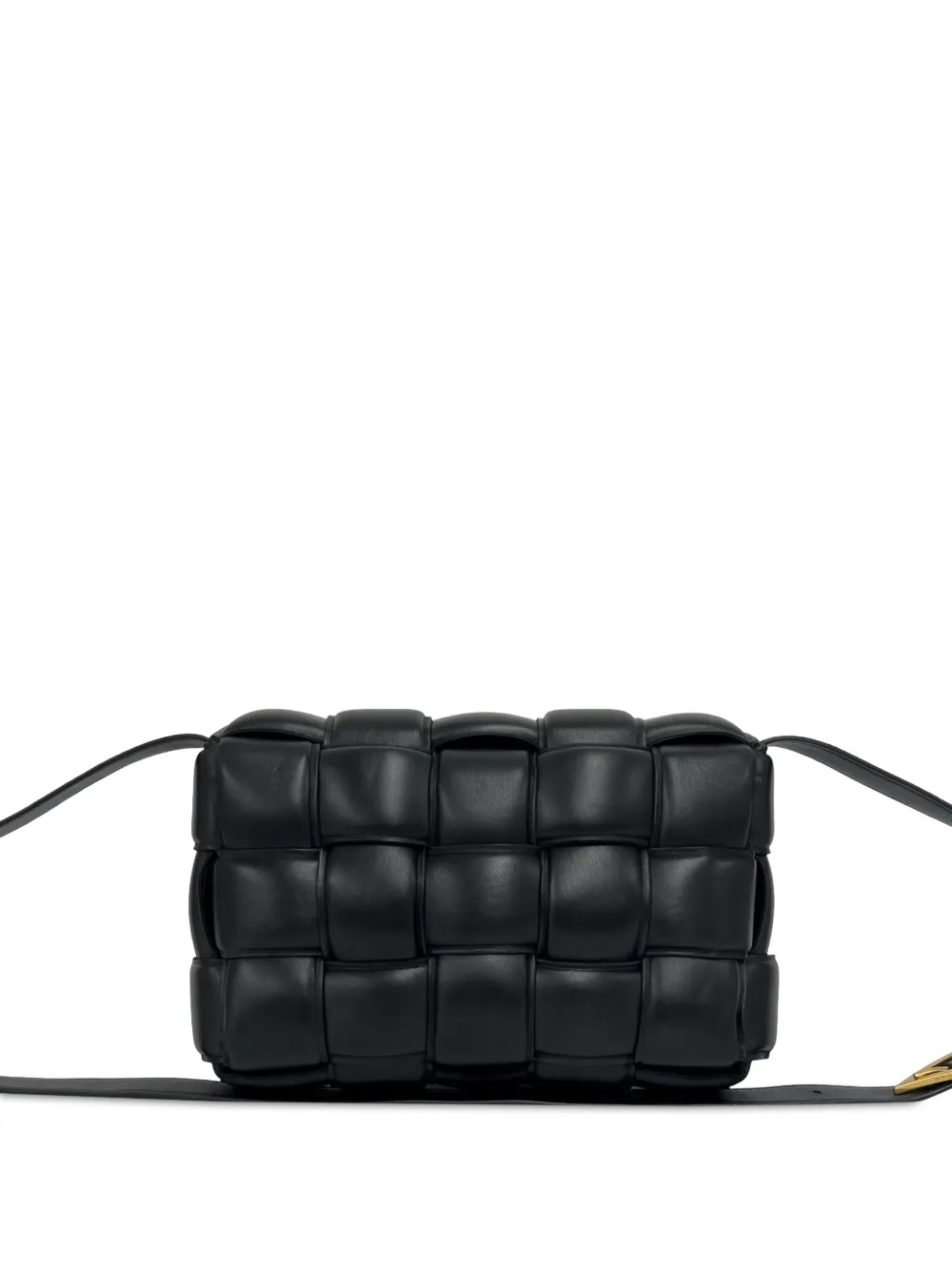 Bottega Veneta Pre-Owned 2000-2026 Nappa Intrecciato Padded Cassette crossbody bag - Schwarz