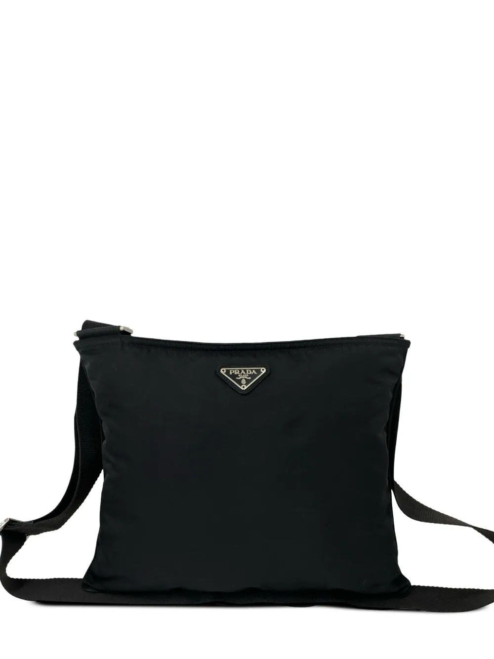 Prada Pre-Owned 2019-2026 Tessuto Zip Top crossbody bag - Nero