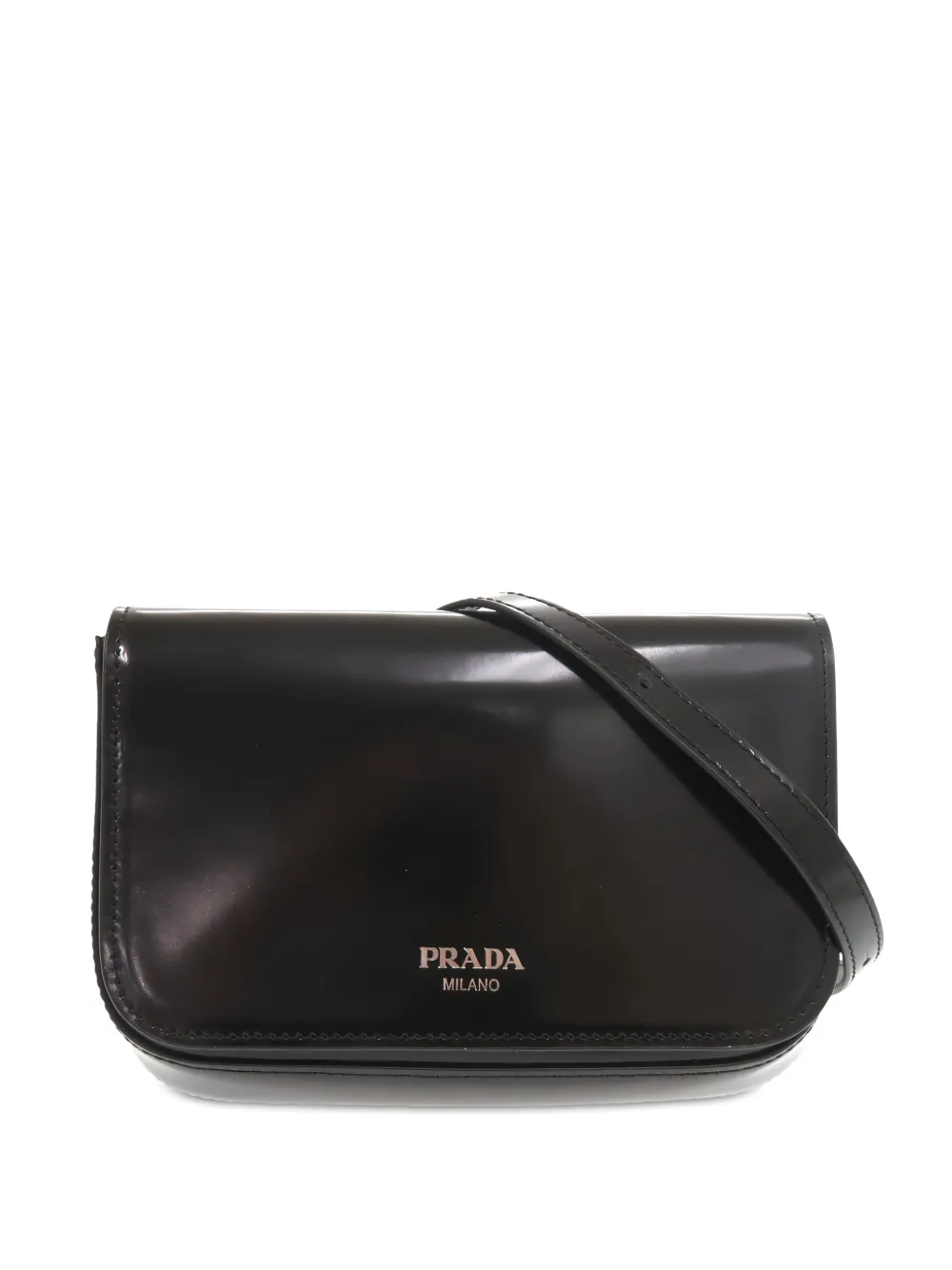 Prada Pre-Owned 2010-2026 City Calf Flap crossbody bag - Nero