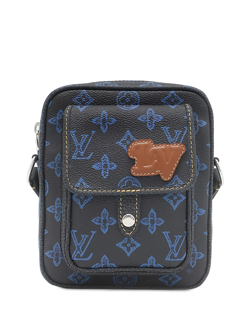 Louis Vuitton Pre-Owned 2021-2026 Monogram Record Christopher Wearable crossbody bag - Schwarz
