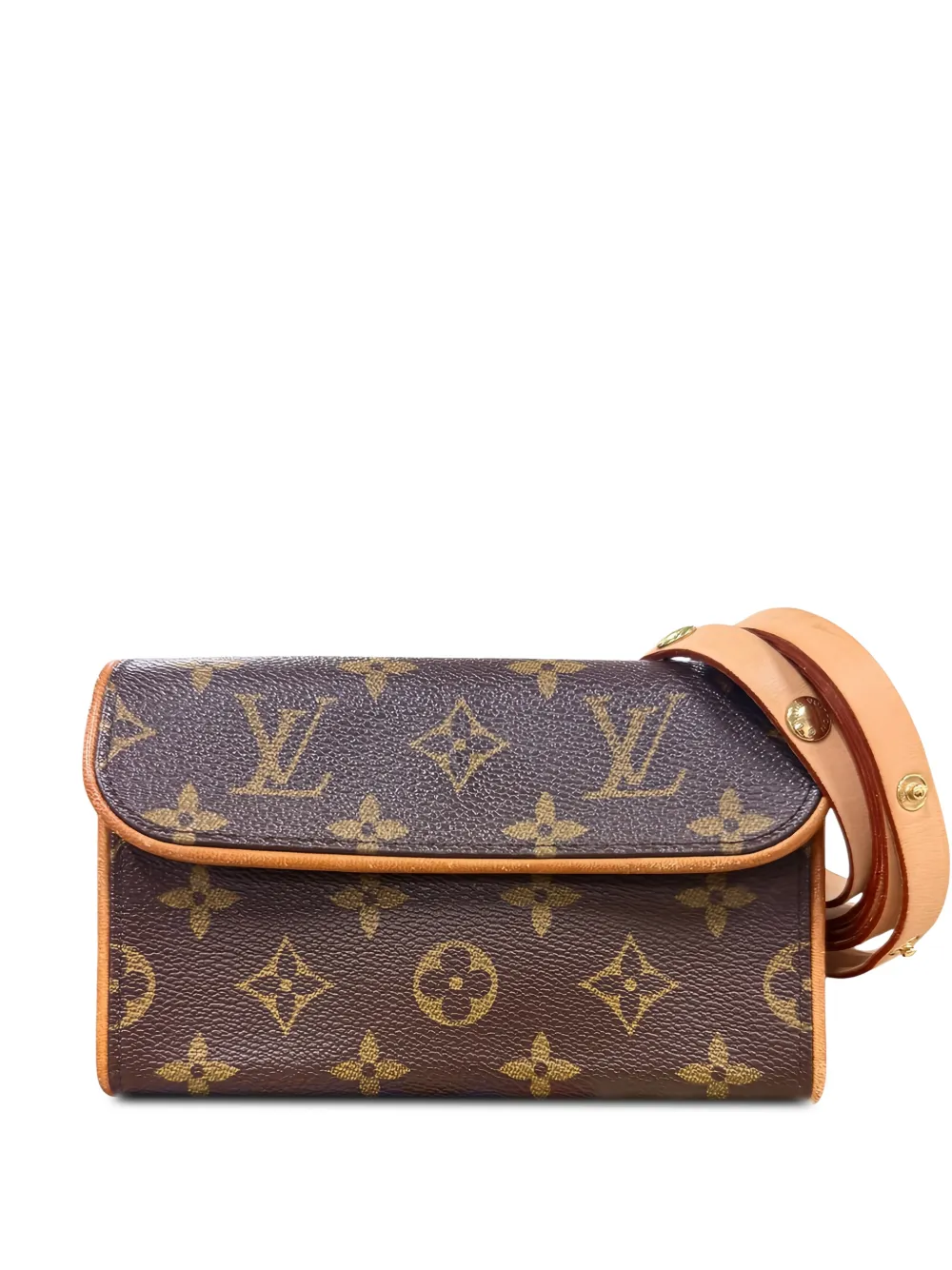 Louis Vuitton Pre-Owned 2003 Monogram Pochette Florentine belt bag - Brown