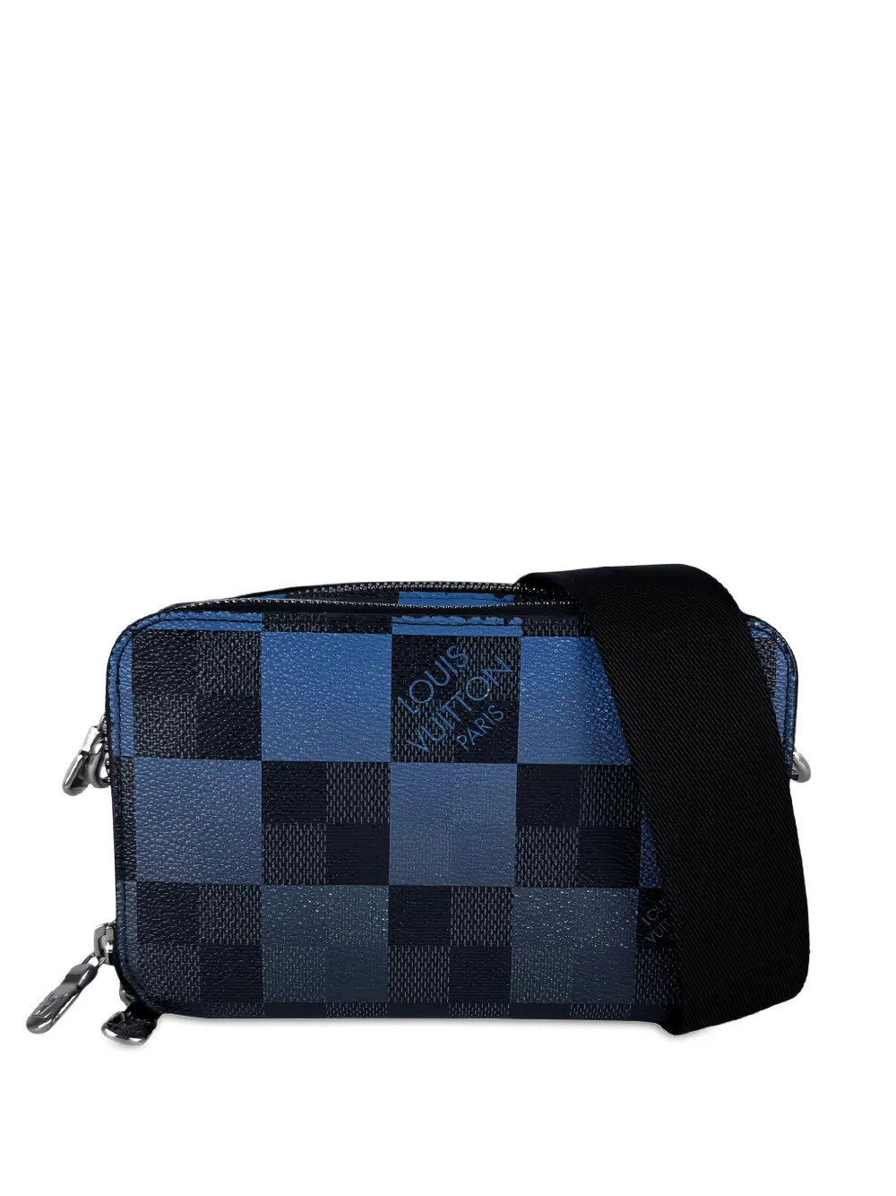 Louis Vuitton Pre-Owned 2021-2026 Damier Graphite Giant Alpha Wearable Wallet crossbody bag - Blue