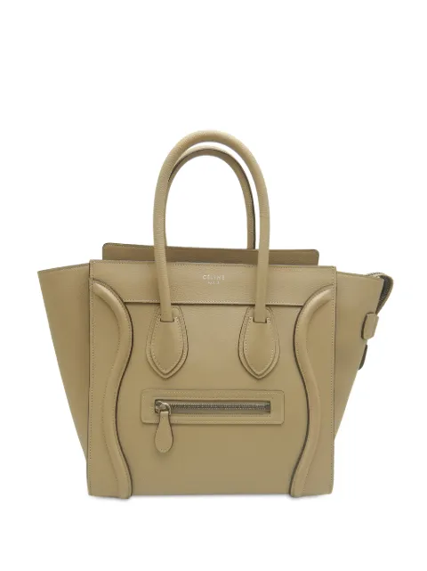 Celine Pre-Owned 2014 Micro Leather Luggage tote bag