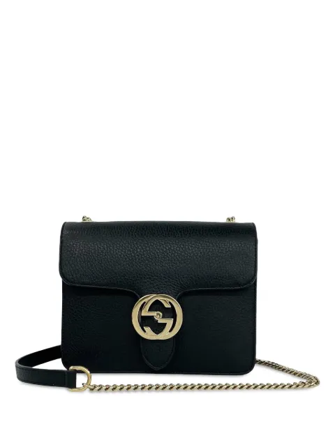 Gucci Pre-Owned 2016-2026 Small Dollar Calfskin Interlocking G crossbody bag