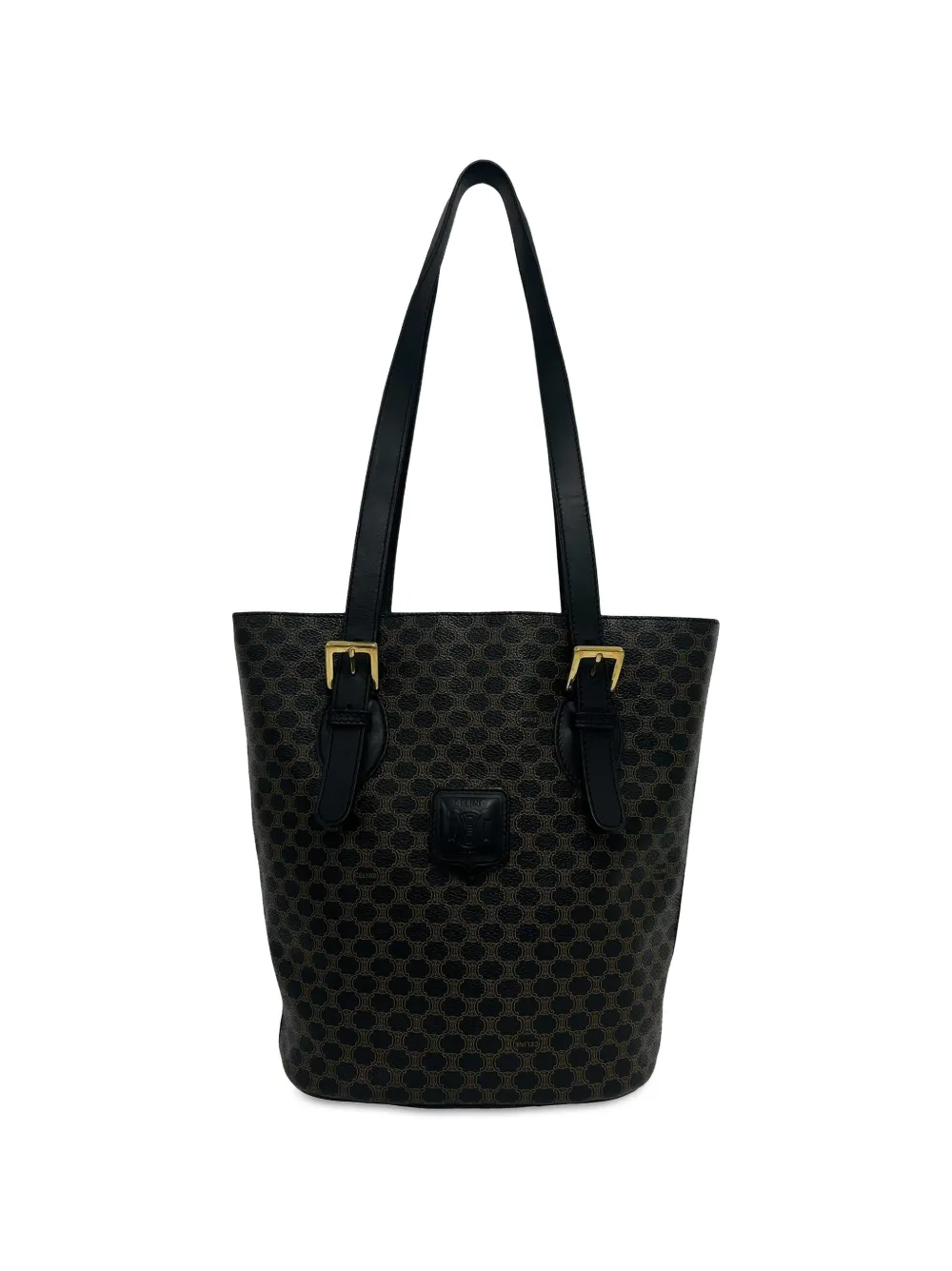 Celine Pre-Owned 1998 Macadam Coated Canvas tote bag - Noir Celine Pre-Owned 1998 Macadam Coated Canvas tote bag - Noir