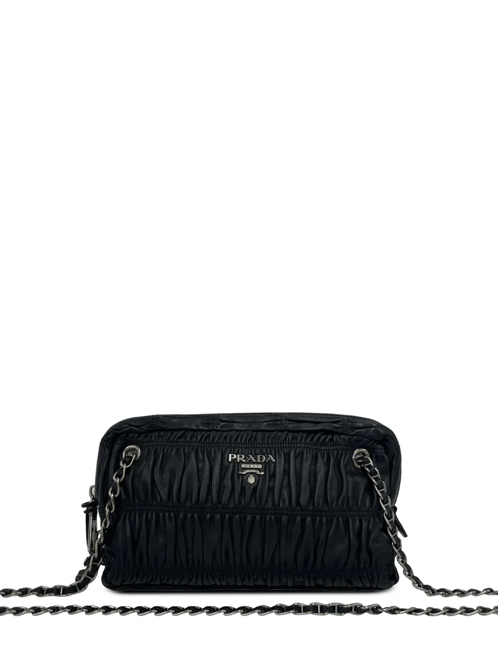 Prada Pre-Owned 2000-2015 Gaufre Nappa shoulder bag - Nero