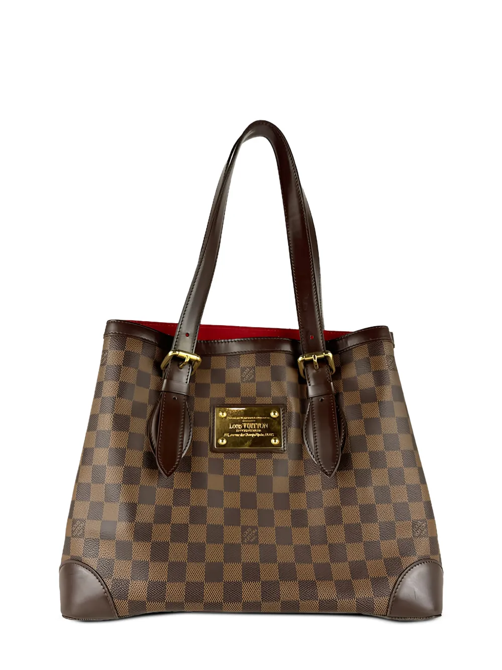 Louis Vuitton Pre-Owned 2008 Damier Ebene Hampstead MM tote bag - Marrone