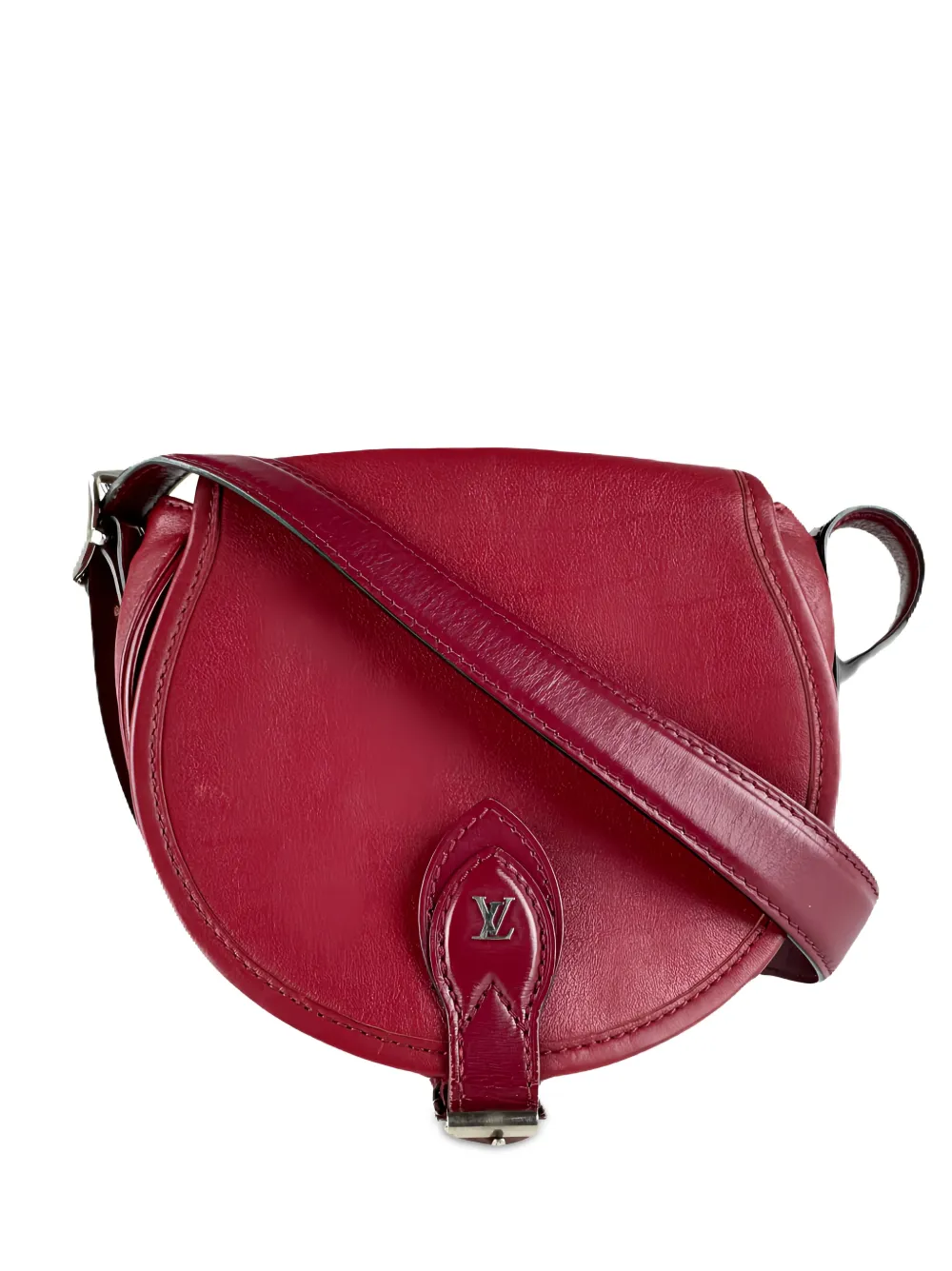 Louis Vuitton Pre-Owned 2019 Calfskin Tambourin crossbody bag - Red