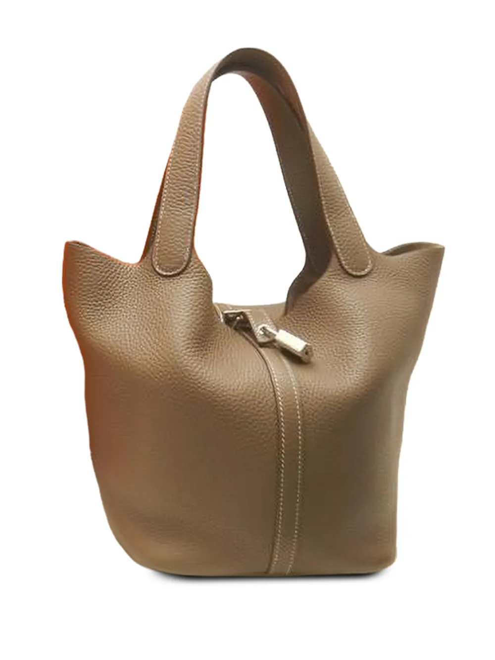 Hermès Pre-Owned 2019 Clemence Picotin Lock 22 handbag - Braun