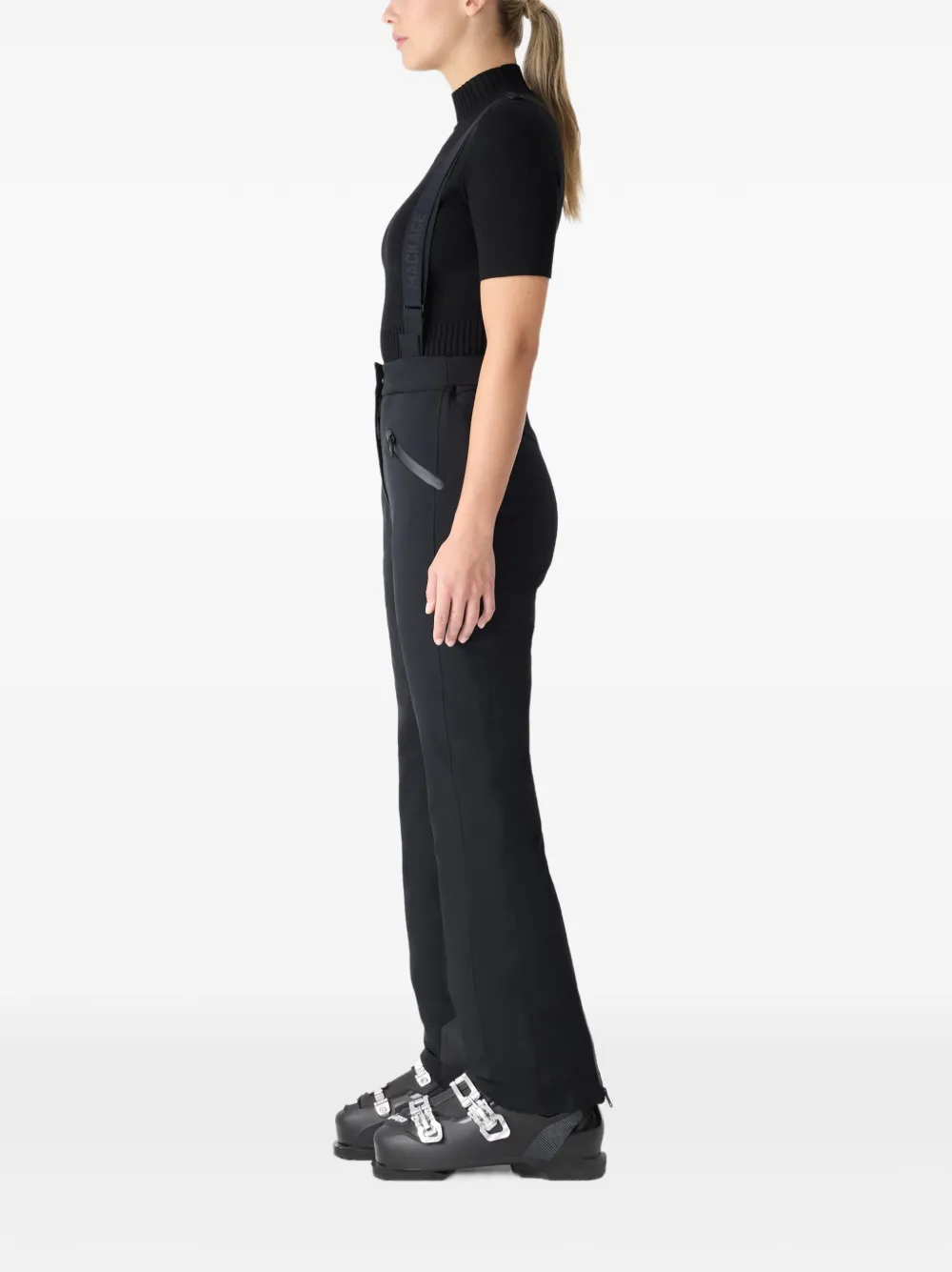 Mackage Nyomi-R skibroek met logoband Zwart