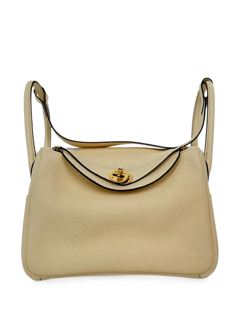 Hermès Pre-Owned Lindy 26 shoulder bag - Nude