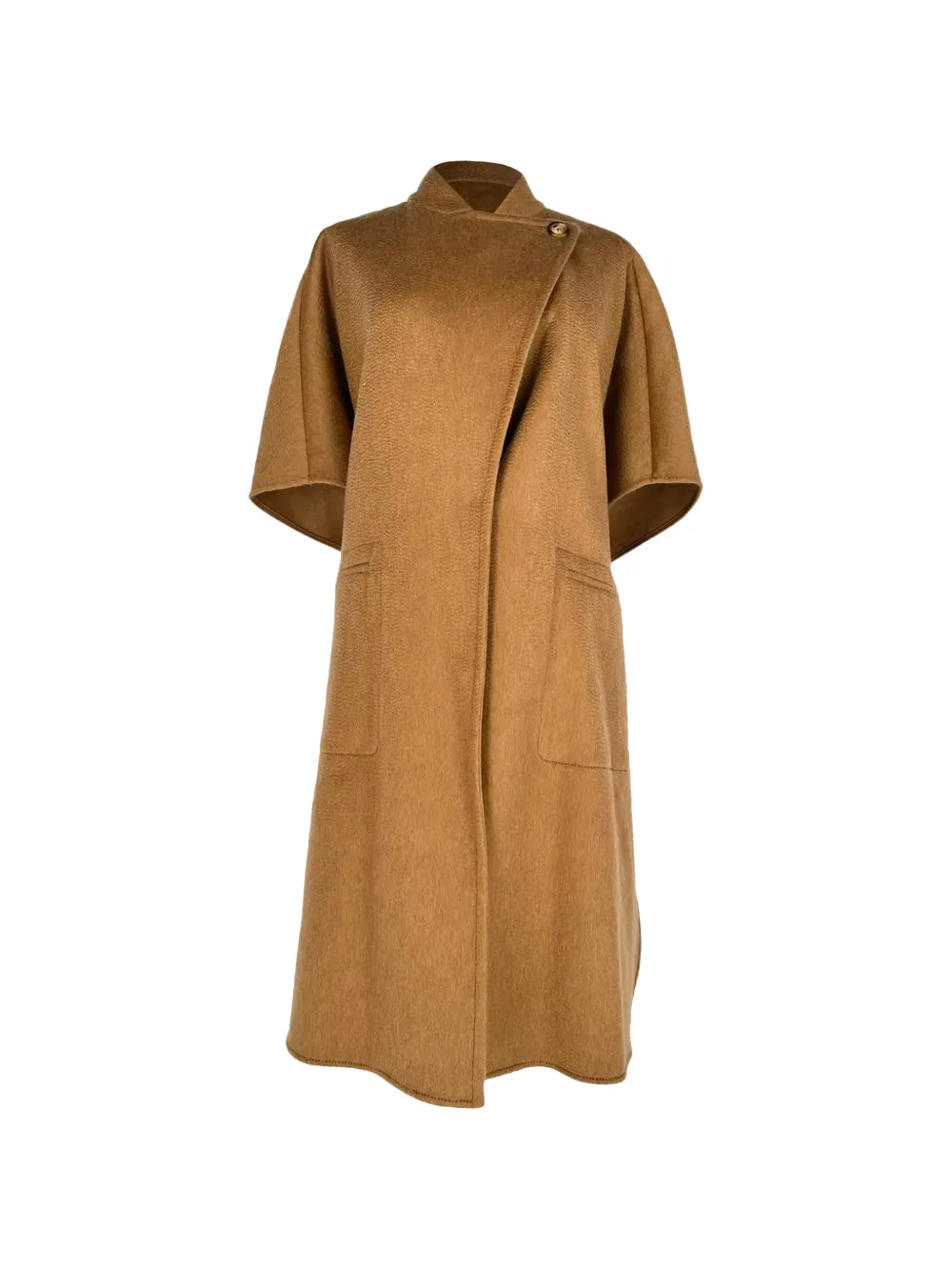 Max Mara Canapa cape coat - Marrone