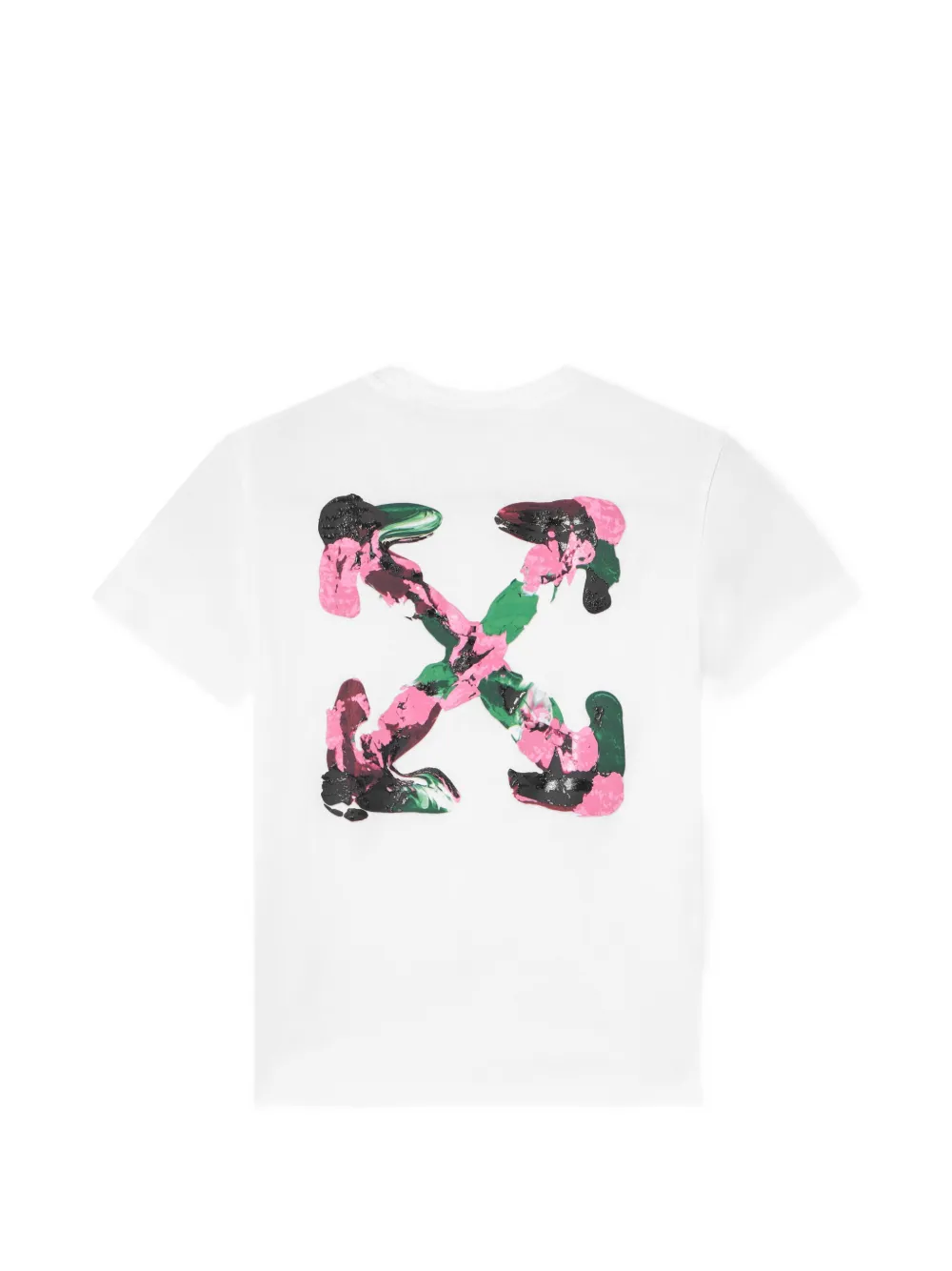 Off-White Kids T-shirt met pijlprint Wit