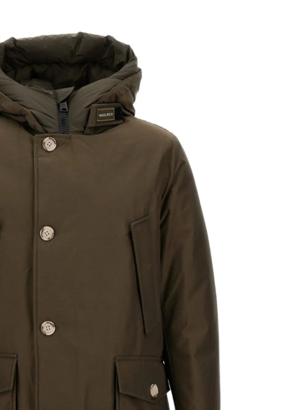 Woolrich Artic parka met capuchon Groen