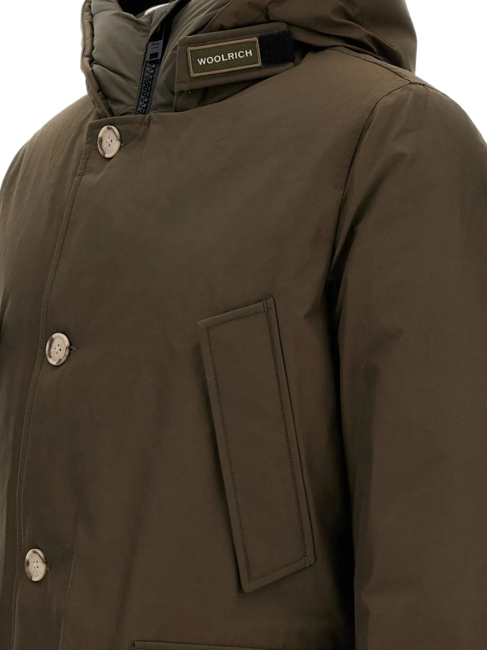 Woolrich Artic parka met capuchon Groen
