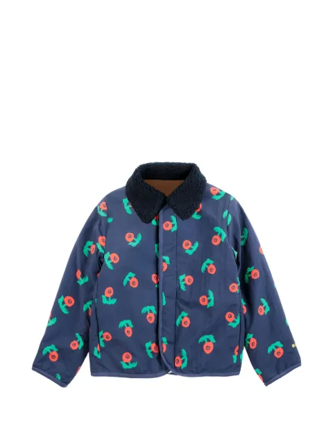 Bobo Choses Stamp Bloom reversible floral-print jacket