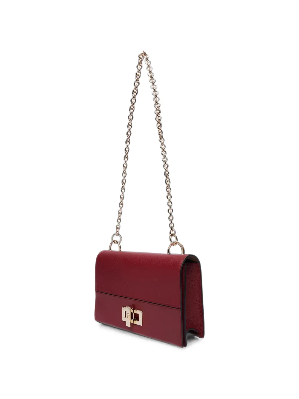 Furla Shopper van bewerkt leer Rood