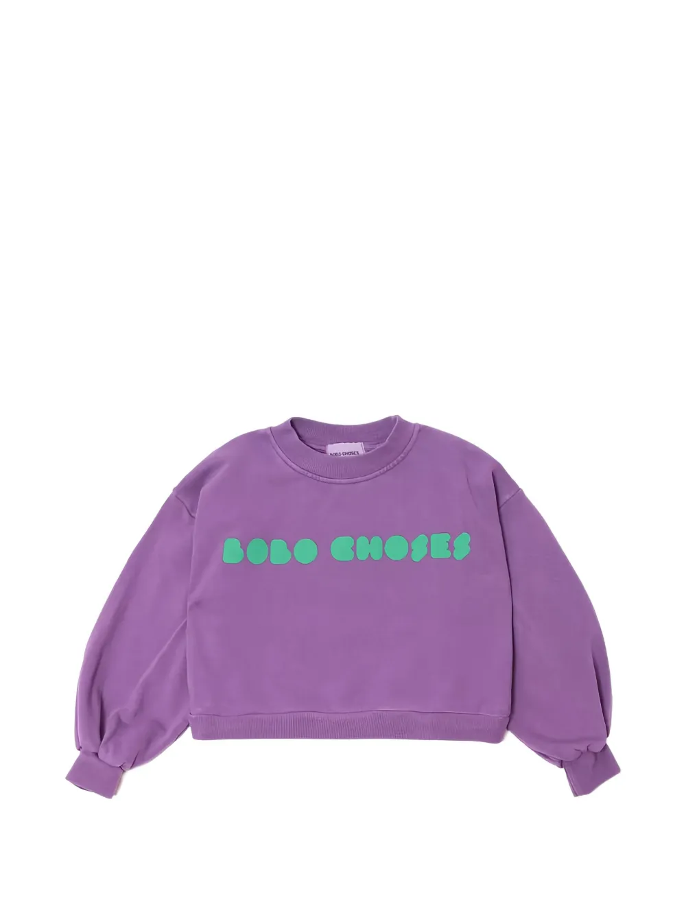 Bobo Choses Bolder cropped sweatshirt - Viola