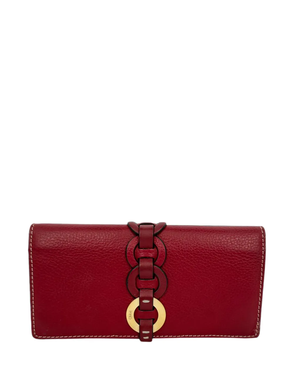Chloé Vintage Darryl ring-detail wallet - Rot