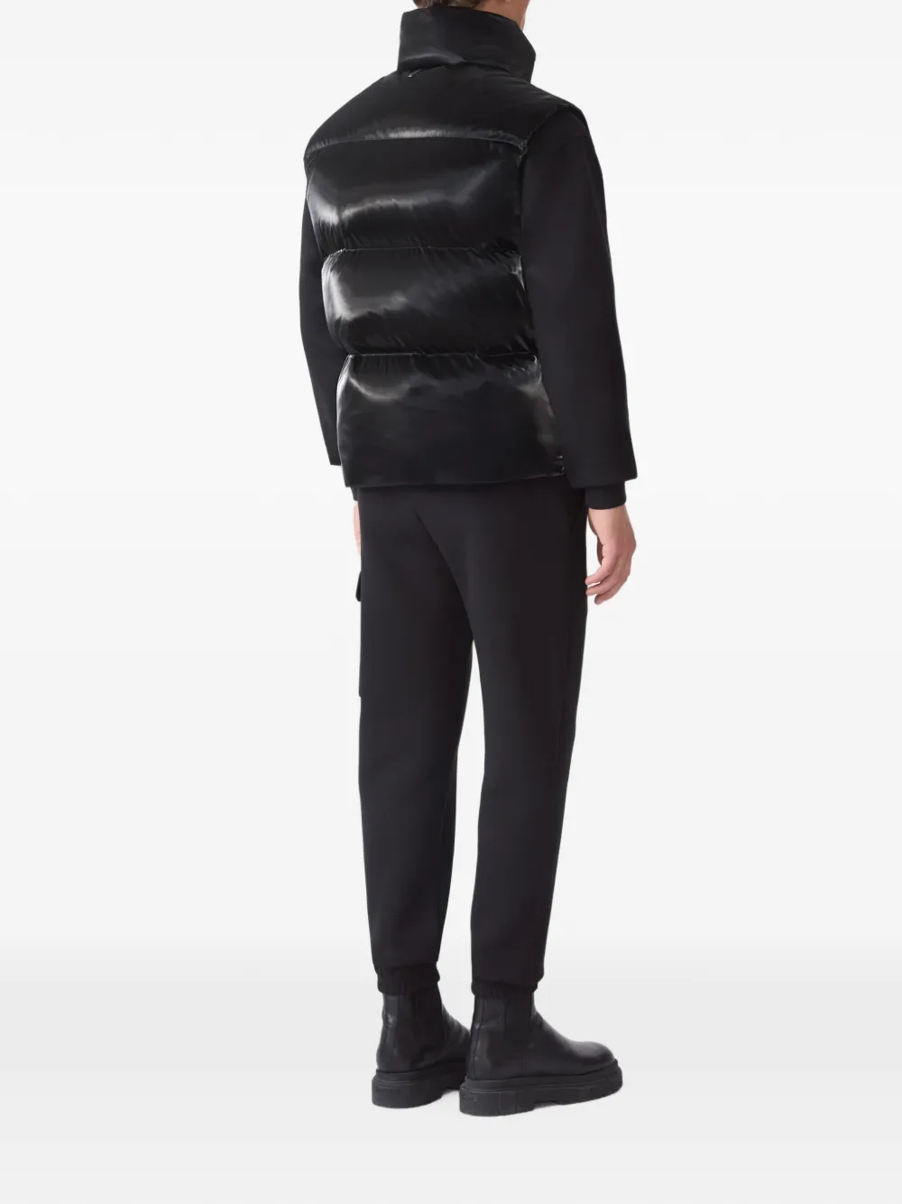Mackage Kane-Glo gewatteerde bodywarmer met rits Zwart