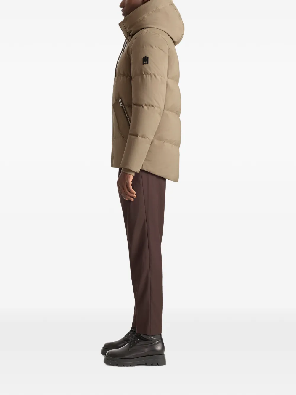Mackage Graydon 2-in-1 gewatteerd jack met capuchon Beige