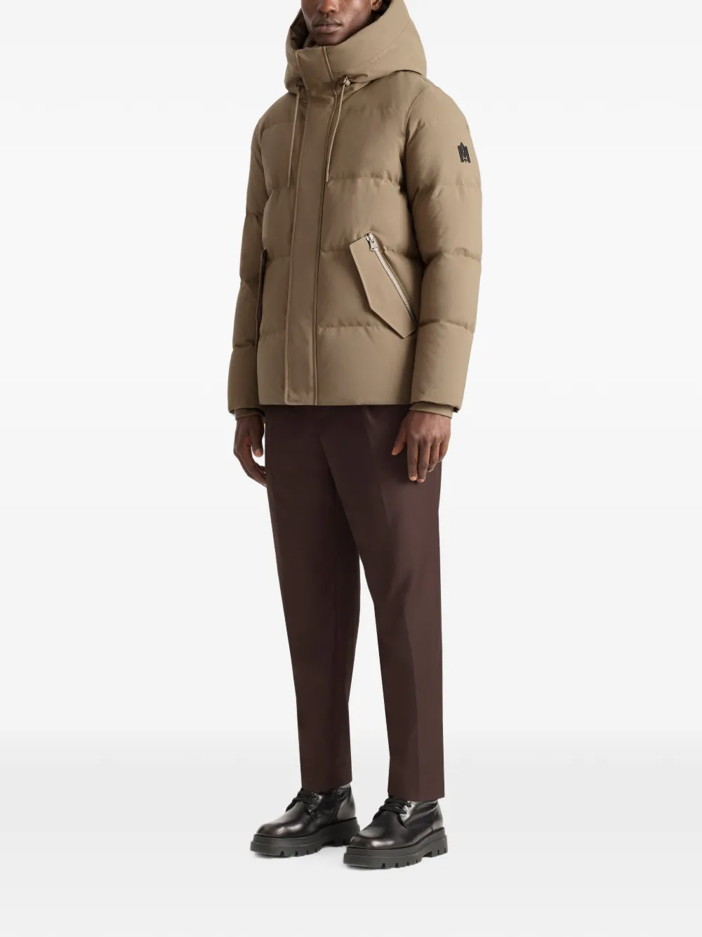 Mackage Graydon 2-in-1 gewatteerd jack met capuchon Beige