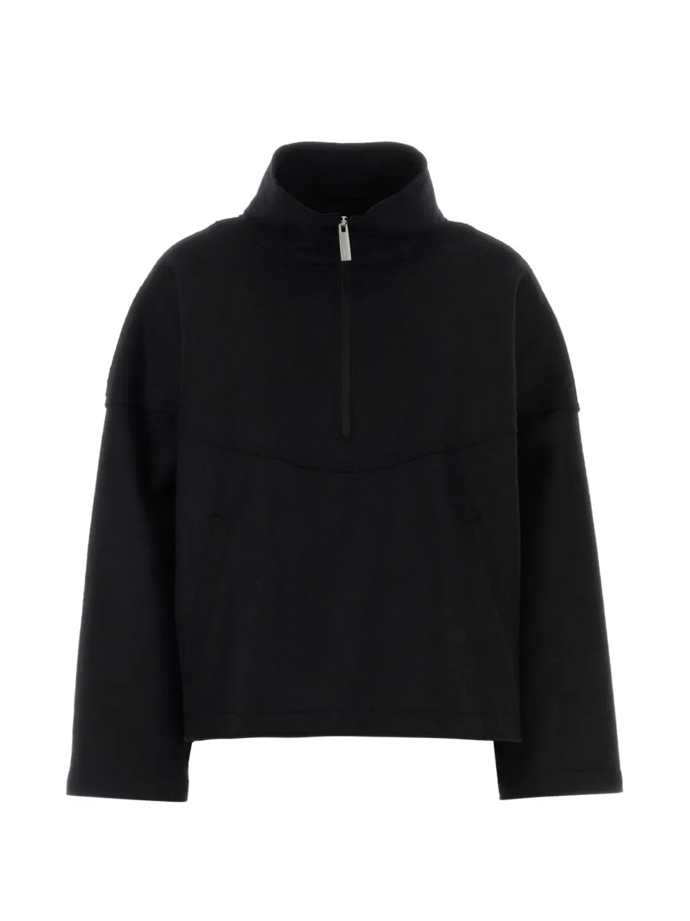 Herno quarter-zip wool sweater - Black