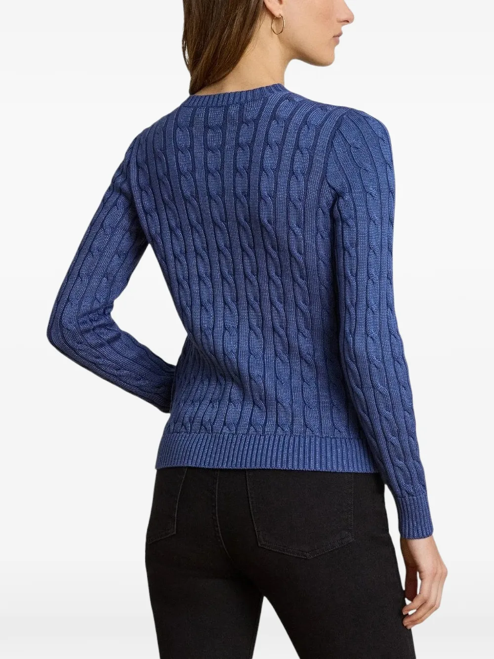 Lauren Ralph Lauren Vest met geborduurd logo Blauw