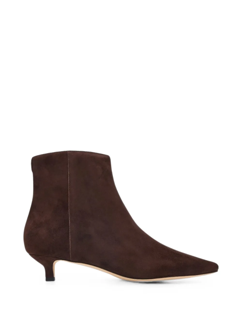 Lauren Ralph Lauren pointed-toe suede ankle boots - Marrone