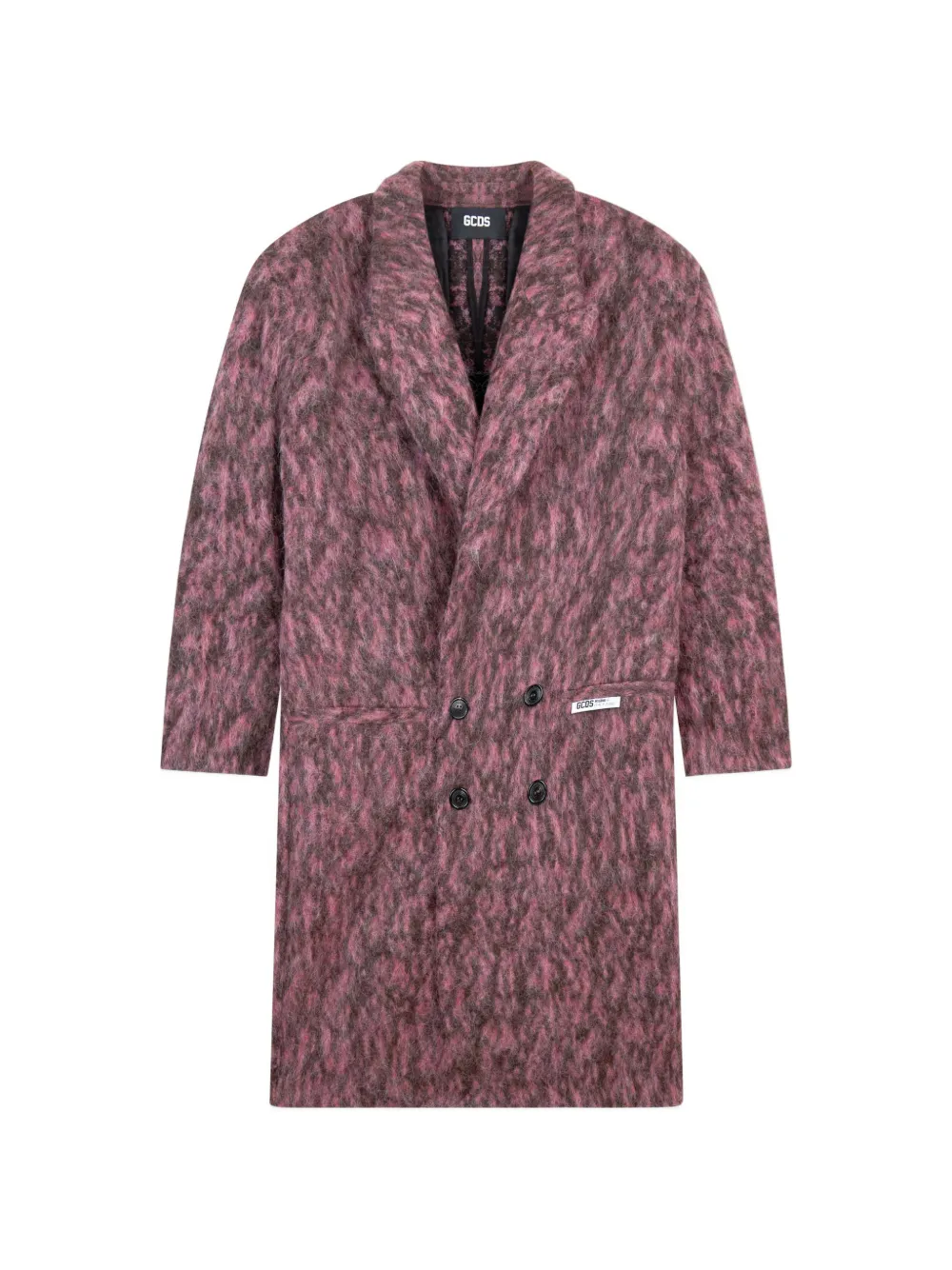 GCDS Giuly double-breasted coat - Rosa
