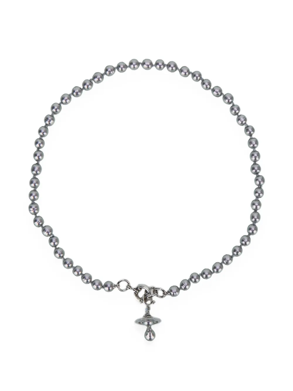 Vivienne Westwood Aleksa faux-pearl Orb necklace - Silber