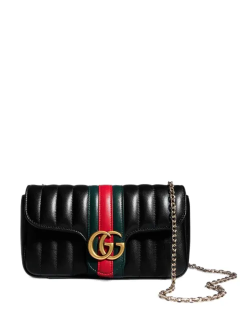 Gucci Jetset GG Marmont quilted leather clutch bag