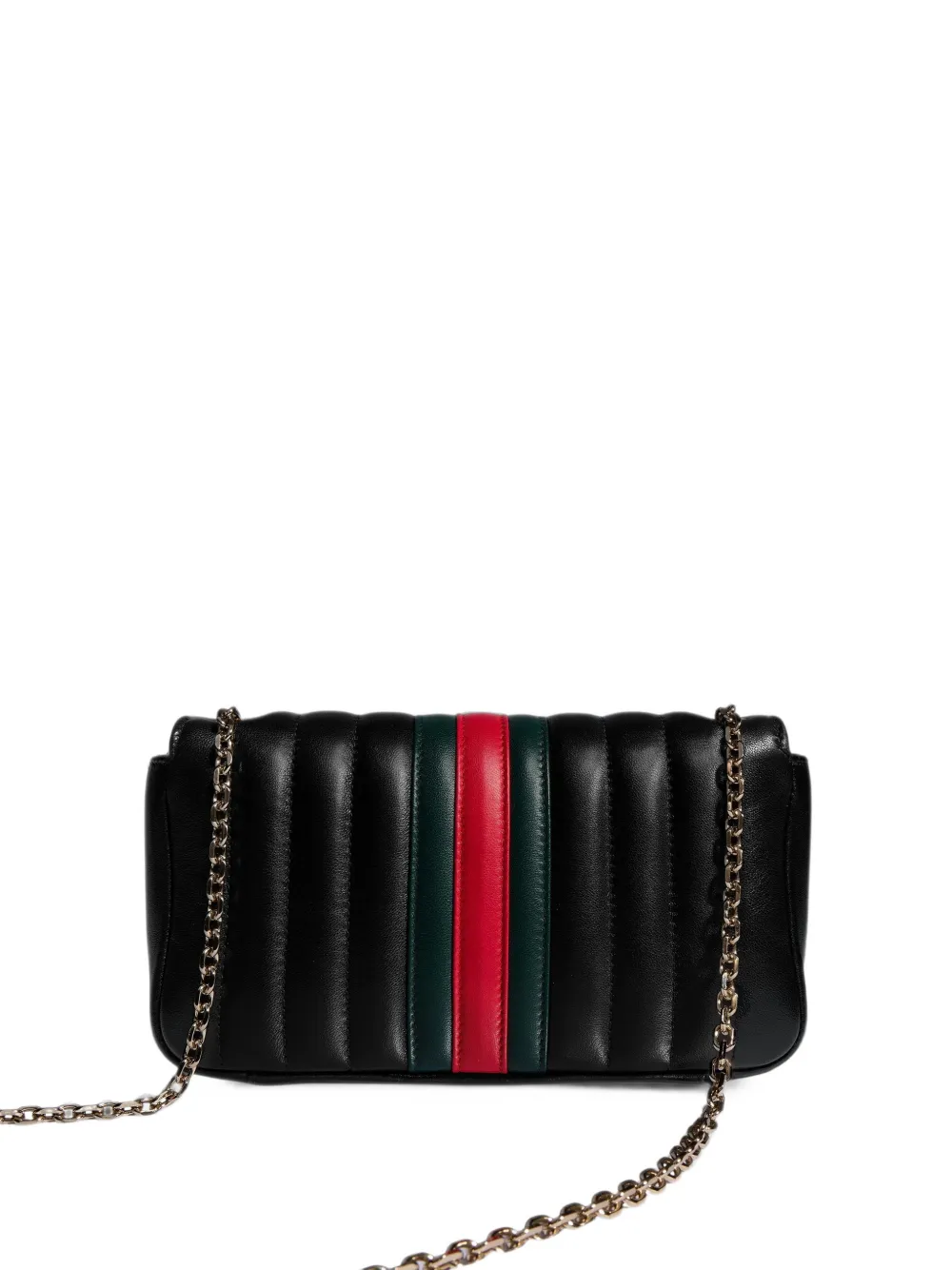 Gucci Jetset GG Marmont gewatteerde leren clutch Zwart