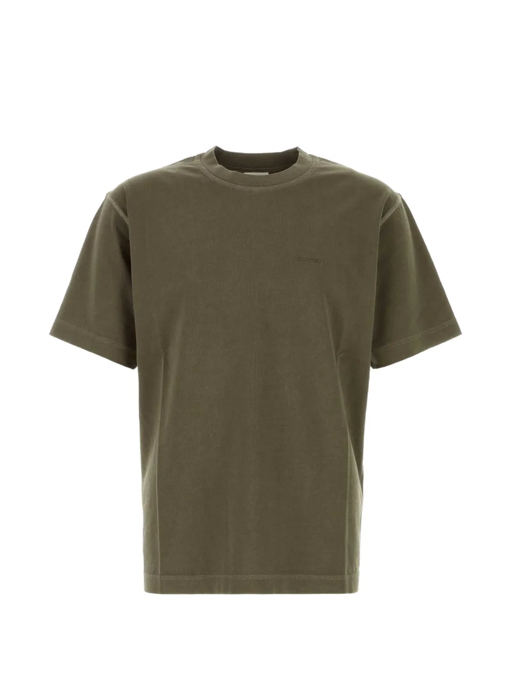 Closed Logo-embroidered T-shirt In Green