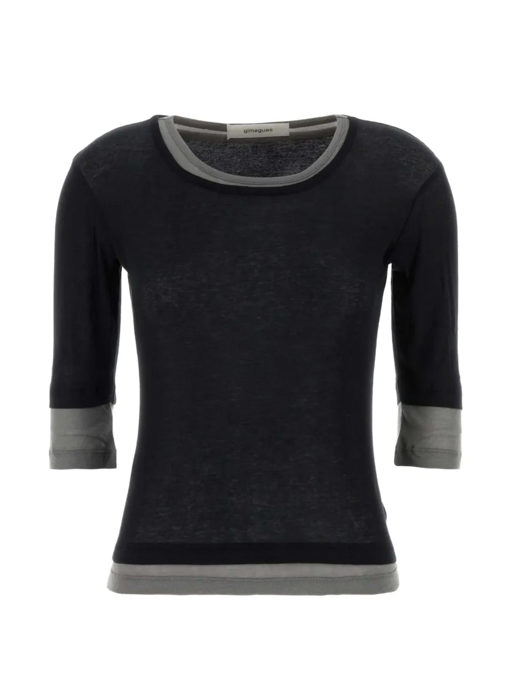 Gimaguas Gemma layered-effect T-shirt - Noir