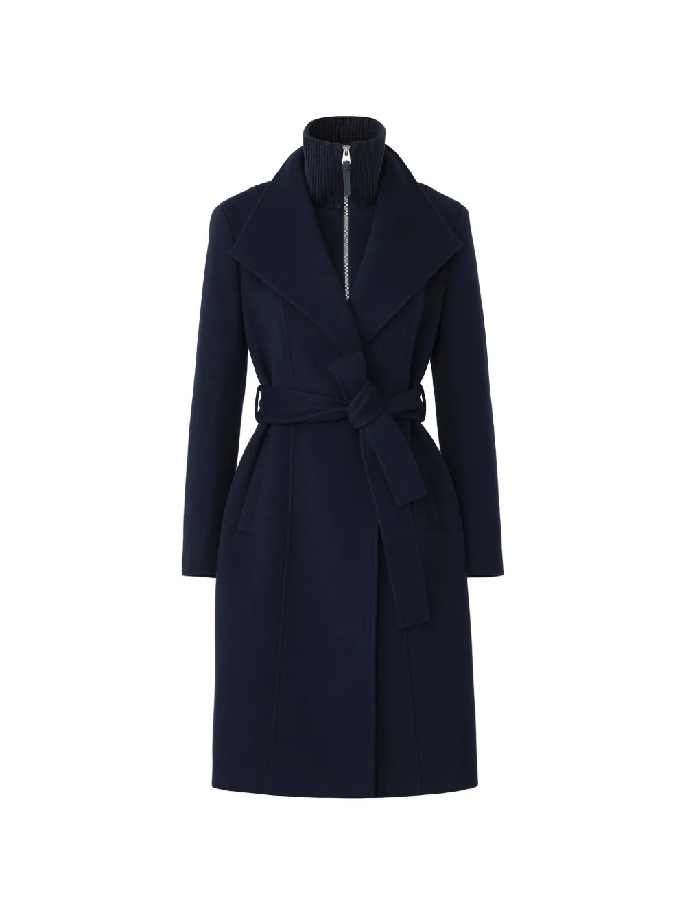 Mackage Norita-ZZ belted wool coat - Bleu