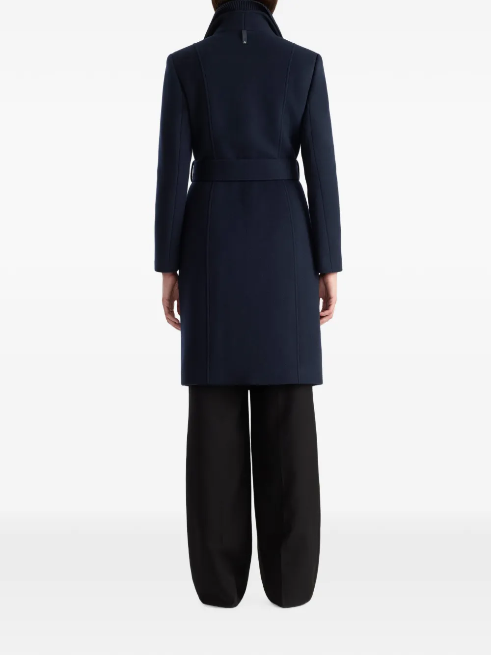 Mackage Norita-ZZ wollen jas met ceintuur Blauw