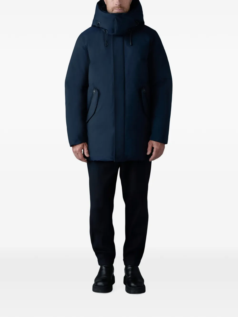 Mackage Sullivan-Z jas met capuchon Blauw